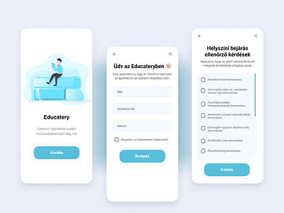 Educatery mobile app - UI design