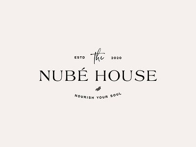 Nube House Logo by Labels Studio botanical logo branding leaf logo logo logo design logo inspiration logotype minimal natural logo organic logo skincare logo wellness logo