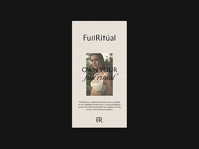 Full Ritual Collateral by Labels Studio branding clothing brand clothing label clothing logo fashion brand layout design logo logo design logo inspiration logotype minimal print design skincare logo yoga logo