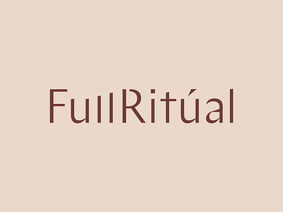 Full Ritual Logo by Labels Studio beauty logo branding logo logo design logo inspiration logotype mark minimal skincare logo wellness logo