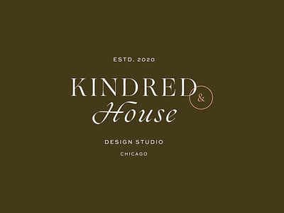 Kindred House by Labels Studio branding logo logo design logo inspiration logotype minimal ogg shop logo store logo