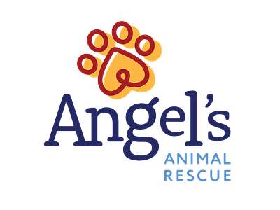 Angel's Animal Rescue branding graphic design logo logo design typography