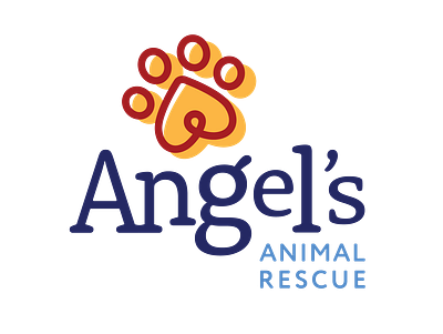 Angel's Animal Rescue branding graphic design logo logo design typography