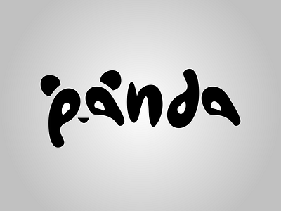 Panda Logo Typography
