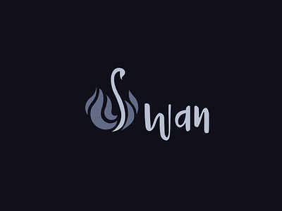Swan Minimal Logo Art
