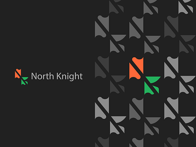 Abstract Logo Design Inspiration asbtract black brand brand identity branding design designs illusion knight knight logo logo logos north patterns