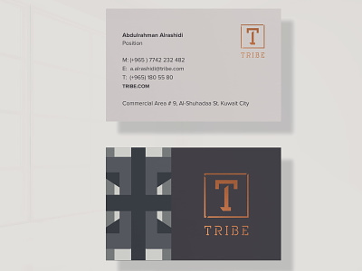 TRIBE Business Card branding design graphics illustration logo logodesign