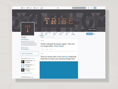 TRIBE Social Media Design 3d branding design graphics minimal ui ux vector