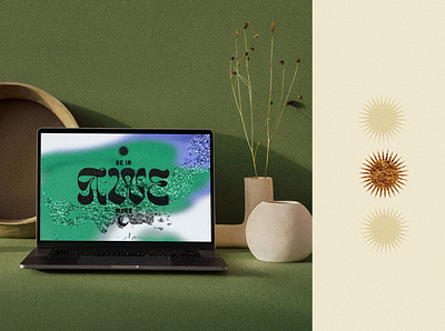 Holiday gradient on laptop christmas design gradient graphic design hygge illustration new year xmas