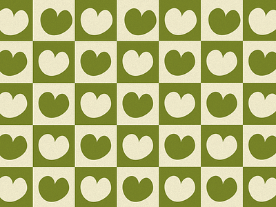 Pattern love and check background check checkers decoration graphic design green heart illustration love pattern peace