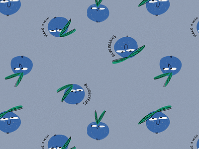 Blueberry allover blueberry branding character christmas graphic design illustration logo pattern print