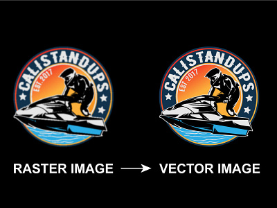 I will vector trace, convert logo or image to vector within 2 ho