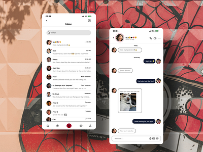 Spiderman Direct Messenger concept dailyui design ui