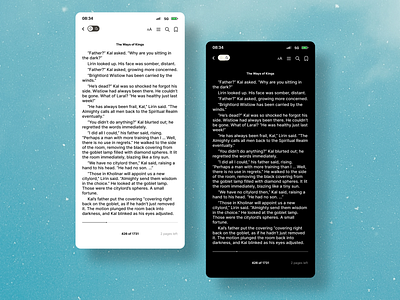Toggle Switch Book App Light/Dark