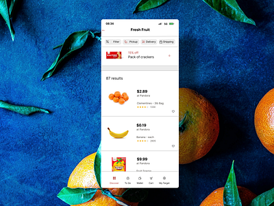 Target Grocery Shopping Mobile App branding concept concept art dailyui design illustration logo ui ux vector