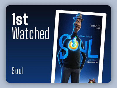 First Movie Watched - Year in Review 2021 1st 2021 end of year feature films film films first look back movie movies pixar review rewind soul watch watched web website year year in review