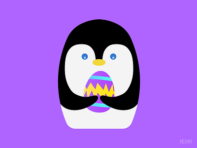 Penguin + Easter cute easter happy penguin 🐣 🐧