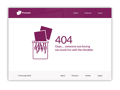 Processly 404 design development education learning milestone process processly processly.io project startup