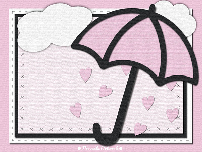 Umbrella adobe craft craftwork design effect illustration illustrator texture vector