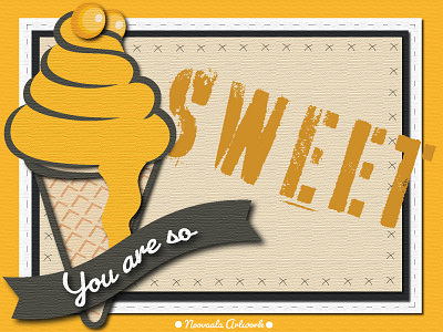 You are so sweet adobe craft craftwork design effect illustration illustrator texture vector