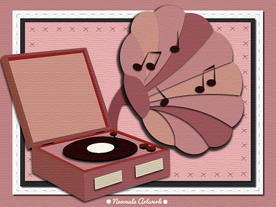 Vinyl adobe craft craftwork design effect illustration illustrator texture vector