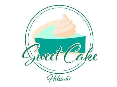 Sweet Cake Helsinki Logo adobe craft craftwork design effect illustration illustrator logo