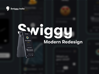 Swiggy India Redesign android app behance branding design doordash figma food glassmorphism ios logo mobile online order ordering rebranding redeisgn swiggy ui zomato