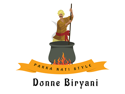 Biryani Logo biryani branding design food indian logo vector