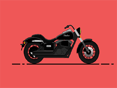 Motor Bike Illustration