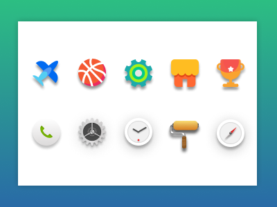 Colorful Fancy icons icons icons design icons pack