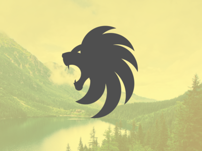 Simba Logo branding brave lion lion head strong