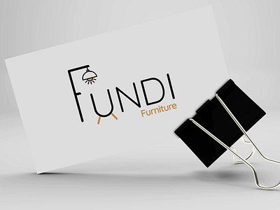 Fundi furniture company logo fundi furniture logo logo logo in myanmar logodesign logotype typography logo