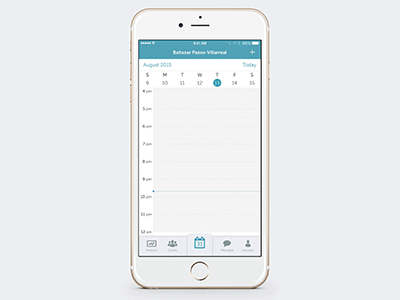 Scheduler Calendar Interaction calendar ios interaction
