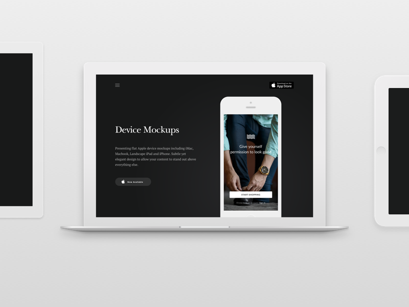 Download Elegant Device Mockups for Sketch by Baltazar Pazos | Dribbble | Dribbble