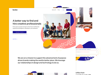 Heyfam landing page