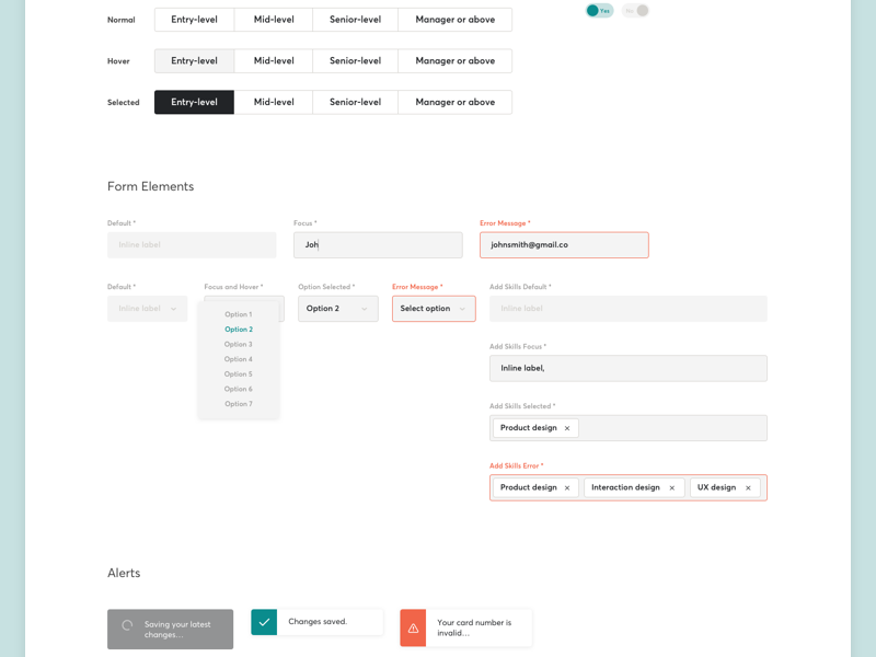 Heyfam UI library update by Balt Pazos on Dribbble
