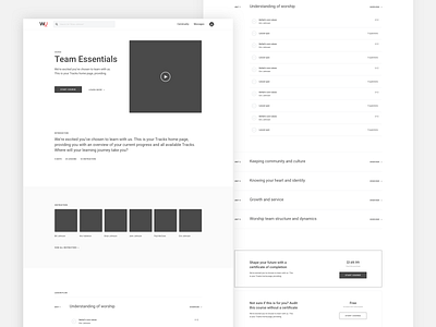 Course overview exploration