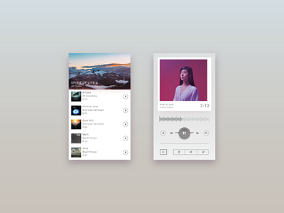 Music Players music player uiux