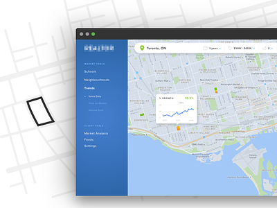 Data Analytics for Realtors analytics app data google map graph map real estate realtor search visualization