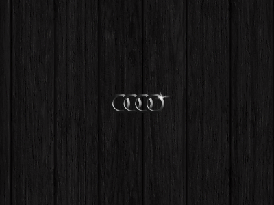 Carbon black Audi Symbol