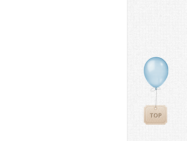 Back to top baloon beige blue paper top
