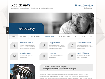 Law Firm Website blue full grey hero icons landing law lawyer webdesign website white