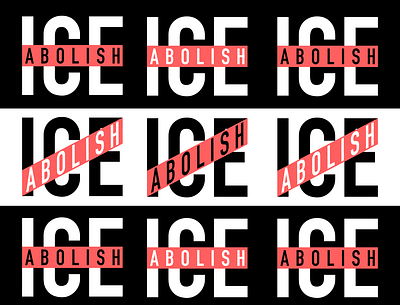Abolish ICE design logo movement political design politics