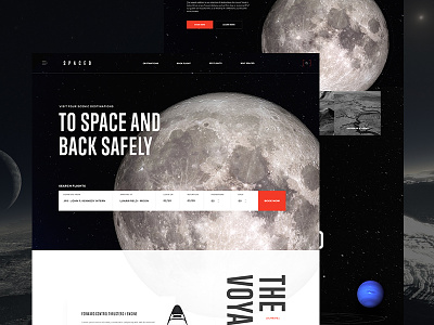 #SPACEDChallenge ecommerce landing moon planets space spaced spacedchallenge typography ui ux web website