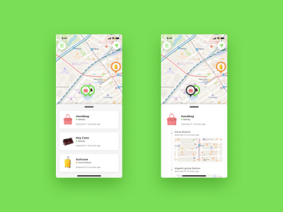 Location Tracker app daily ui 020 dailyui dailyuichallenge design map minimal ui