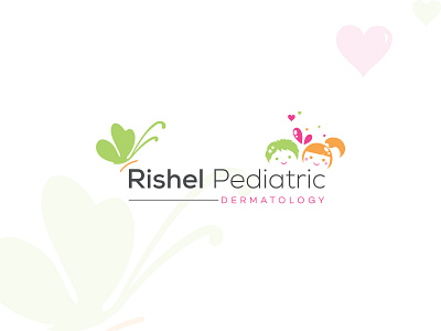 kids pediatric dermatology logo design attractive branding design business logo creative creative logo dermatplpgy design kids logo minimal modern professional logo