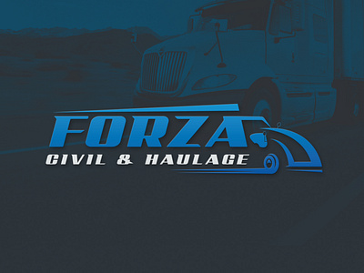 Trucking logo design