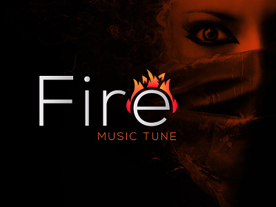 Fire Music Tune Logo Design attractive brand design brand identity branding creative logo design fire music logo logo design logo designer logotype minimalist modern music logo professional logo