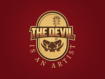 Devil is an artist logo attractive brand identity branding design business logo creative logo design logo logo designer minimal modern professional logo