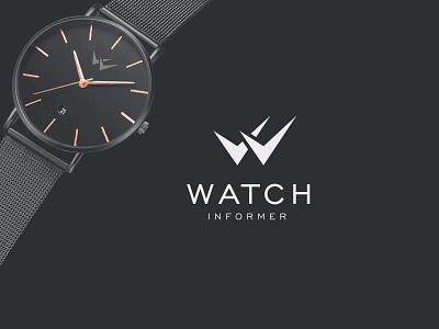 Minimal Watch Brand Logo Design attractive branding business logo clean logo creative logo design graphic design illustration logo minimal modern professional logo w letter watch